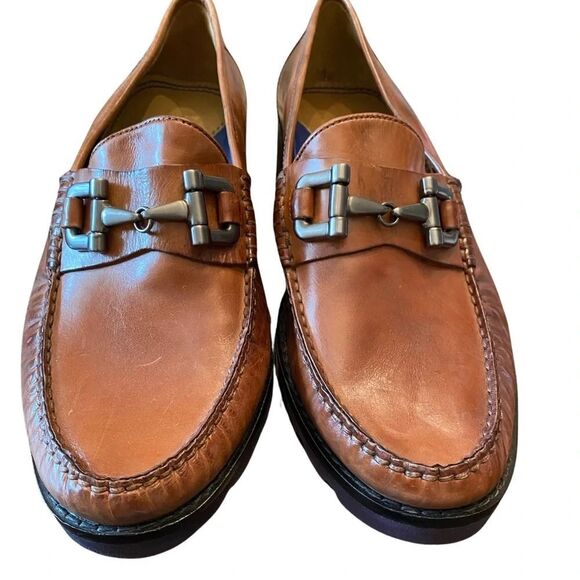 Robert Zur Patton Comfort Buckle Loafer Tan